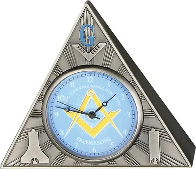  Masonic Table Clock    *** IW53 • $19.99