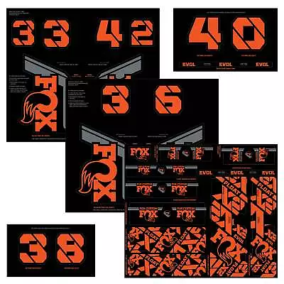 NEW - 2022/2023 Fox OEM Racing Shox Decal Kit / 32 34 36 40 / Fork + Shock • $29.95