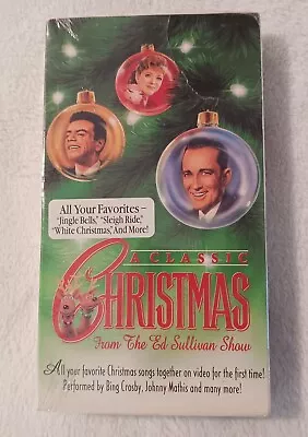 A Classic Christmas From The Ed Sullivan Show (VHS 1992) New Sealed Movies  • $13.13