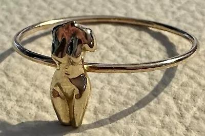 $237.81 • Buy SARAH & SEBASTIAN 10ct Yellow Gold Gaia Ring | Size 58 | RRP £184