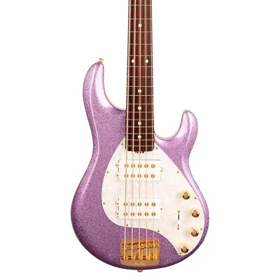 Ernie Ball Music Man StingRay5 Special HH 5-String Bass Amethyst Sparkle • $2899