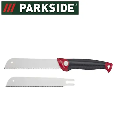 Parkside Japanese Dovetail Pull Saw With 2 Blades 17/22 Teeth HQ Carbon Steel • £15.99