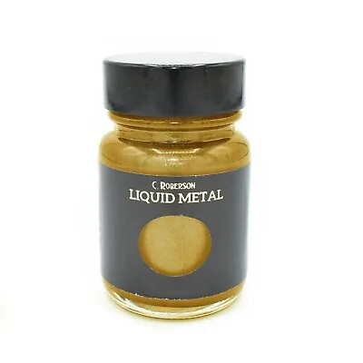 £11.99 • Buy CLASSIC GOLD LIQUID METAL METALLIC PAINT 30ml WOOD PAINTING LEAF GILDING CR78121