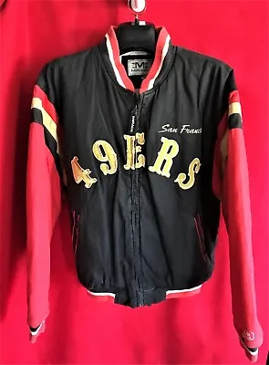 SAN FRANCISCO 49ER'S MIRAGE JACKET Large Vintage 90'S  • $179.95