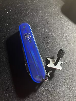 Blue VICTORINOX Super Tinker Swiss Army Knife (SEE DESCRIPTION FOR EXTRAS) • $48