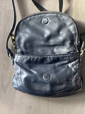 Vintage Y2K Marc By Marc Jacobs Black 100% Cow Leather Crossbody Bag • $30