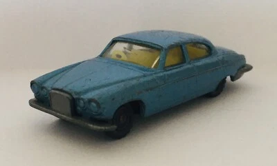 £8.99 • Buy 1970s Vintage Husky Blue Jaguar Mk10 Vintage Model Car *free Post* (like Dinky)