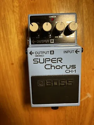 $110 • Buy Boss CH-1 Stereo Super Chorus Pedal - Great Condition