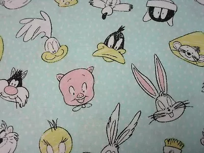 $7.99 • Buy  New Off The Bolt; Looney Tunes Friends And Family 100% Cotton.  BTY 36X43 