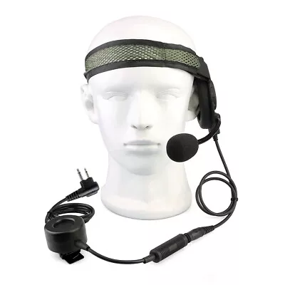 Retevis EH060K/M-TCI Tactical Military Headset PTT For Motorola GP308 GP68 GP88 • $7.99