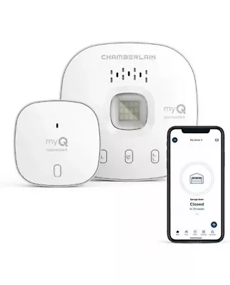 Chamberlain MyQ-G0401-ES MyQ Wireless Smart Garage Hub And Controller - White • $26.99