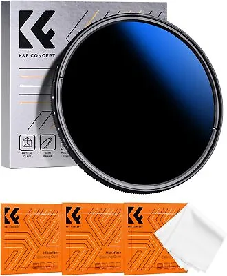 K&F Concept Variable ND2-2000 Neutral Density Filter 49/55/58/62/67/72/77/82mm • $43.99