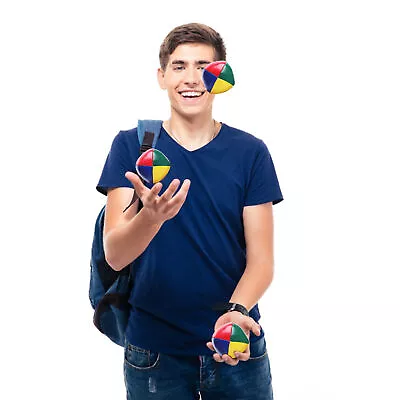 3/ 6 Pieces Juggling Balls For Beginners Toy And Games For Kids Soft Juggling  • $20.23