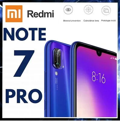 For XIAOMI REDMI NOTE 7 PRO CAMERA LENS PROTECTOR REAR TEMPERED GLASS BACK FILM • $7.49