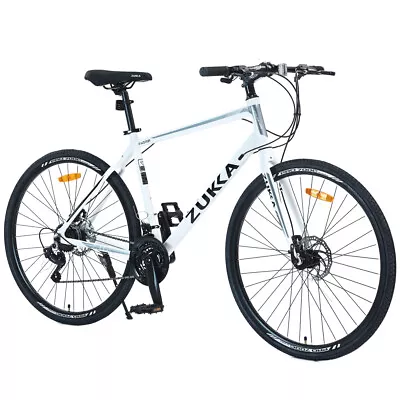 21 Speed Hybrid 700C Road Bike City Bicycle With Disc Brake For Men And Women • $266.66