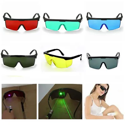 Laser Safety Protection Goggles Tinted Glasses Eye Spectacle Protective Glasses • £3.99