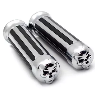 Motorcycle 1  Handlebar Hand Grips (Left And Right) For Yamaha V Star 650 950 • $36.99