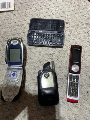 $15.40 • Buy Lot Of Old Phones Samsung Juke SCH-U470 - Red (Verizon) Cellular Phone