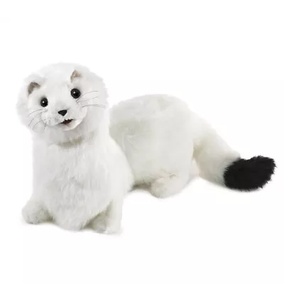 Folkmanis Ermine Hand Puppet White Black • $35.99