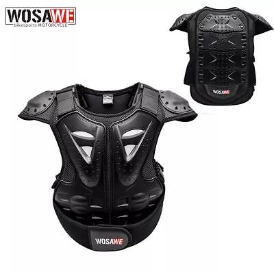 WOSAWE Children Cycling Body Armor Vest Motocross Bike Anti Impact Protection • $37.32