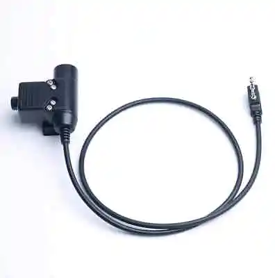 U92 PTT Cable Plug Military Adapter For Motorola Kenwood TYT F8 BaoFeng 5R Radio • $19.99