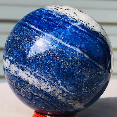 1.13lb  Natural Lapis Lazuli Jasper Quartz Sphere Crystal Ball Reiki Healing • $0.99