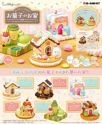 Re-Ment Miniature Japan Sumikko Gurashi Candy House Dessert Cake Set Rement • $8.99