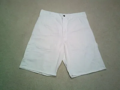 Vintage Stan Ray Carpenter Shorts Mens 34 White Painter Shorts 80s 90s USA • $33.89