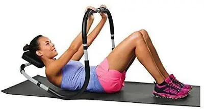 Sit Up Abdominal Roller Trainer Ab Crunch Core Worker Abs Exercise Machine Gym • £19.99