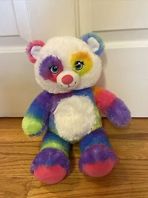 Build A Bear Workshop BAB Rainbow Panda Tye Dye Plush 18 In - Scent I Love You • $9.99