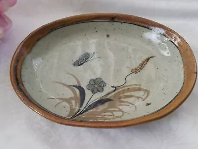 Teresa Duran Xochiquetzal Mexico Pottery Oval Shallow Bowl / Plate 9  • $19.99