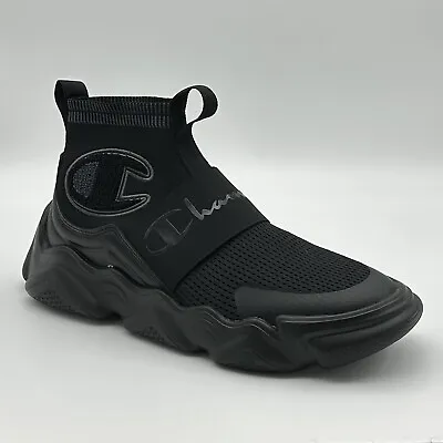 Champion Meloso Rally Pro Black Stealth Men's Shoes CPS10918M • $53.99