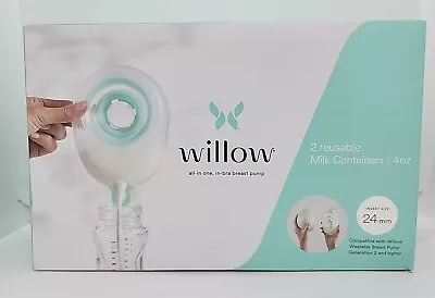 NEW Willow 27mm Reusable Milk Containers 4oz 2-pack • $30