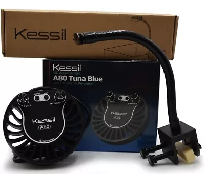 Kessil A80 Tuna Blue LED Light & Mini Gooseneck Mount Bundle • $129.99