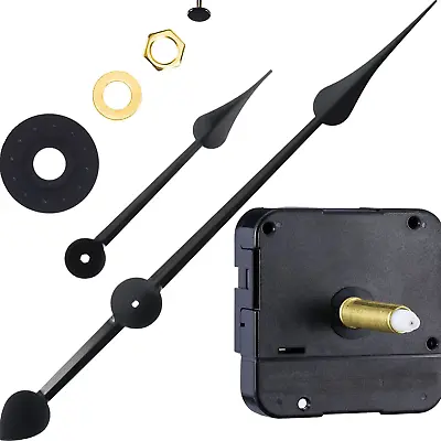 High Torque Clock Movement Mechanism With 270 Mm/ 10.6 Inch Big Clock Hands 9/10 • £21.03