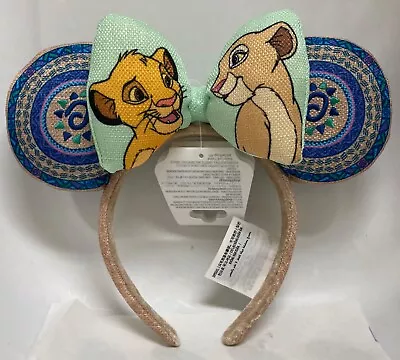 BNWT Disney The Lion King- Simba And Nala Minnie Mouse Ear Headband Adult • $44.95