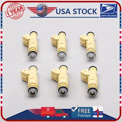 Set (6) Fuel Injectors For Buick Pontiac Chevy 3.8L #0280155811 • $29.84