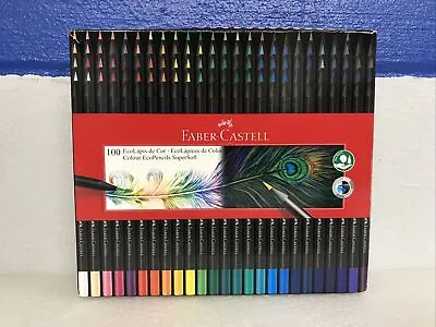 Faber Castell 100 Count Box Colored Pencils Super Soft 1207100SOFT New Sealed • $99.99