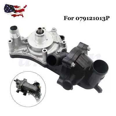 For Audi A8 Quattro RS5 S5 W/screws Water Pump & Thermostat Assembly 079121013P • $185.39