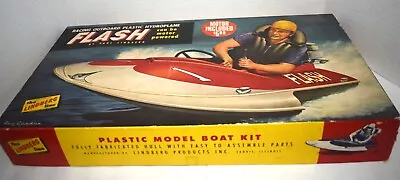 Vintage 1950s Lindberg Line Flash Toy Racing Outboard Hydroplane Boat V801 • $219.95