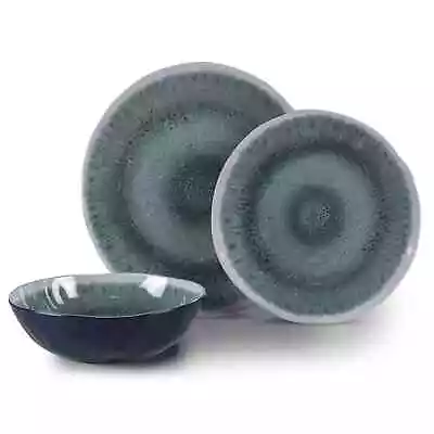 £38.99 • Buy Kampa Aegean Artisan 12-Piece Melamine Camping Picnic Dinner Set