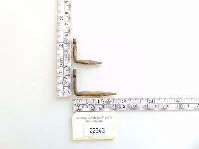 Original Brass Pendulum Saw Attachments Antique Dutch Zaanse Or Zaandam Clock • $23