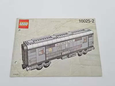 Lego® TRAIN Railway 10025_2 Instructions Santa Fe Waggon Carriage • $28.55