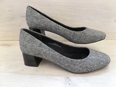 Marks And Spencer Shoes Uk 6 Pumps Grey Textile  Slip On • £13.49