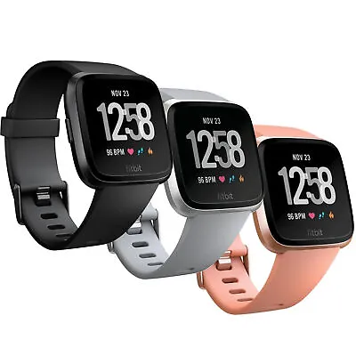 Fitbit Versa Smart Watch Fitness Activity Tracker With S & L Sizes Band • $120.99