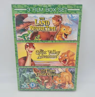 £5.99 • Buy The Land Before Time 1, 2 & 3 - DVD New Sealed - 3 Film Set