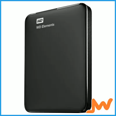 Western Digital Elements Portable External Hard Drive 1TB Black • $108