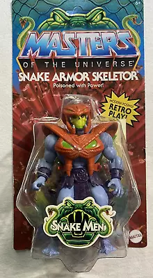 Masters Of The Universe Origins SNAKE ARMOR SKELETOR Wave 12 2023 English Card • $9.99