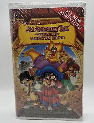 American Tail An - The Treasure Of Manhattan Island (VHS 2000 Clamshell) • $8.50