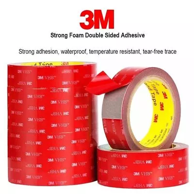 3M VHB Waterproof Double Sided Heavy Duty Mounting Tape For Car Home And Office • $7.99